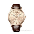 Embossed dial Quartz Wrist Watch For Men's